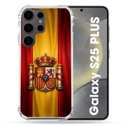 Coque Renforcée Pour Samsung Galaxy S25 PLUS Voyage Drapeau Espagne