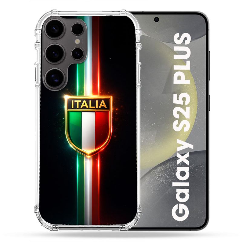 Coque Renforcée Pour Samsung Galaxy S25 PLUS Voyage Drapeau Italie 3 2026