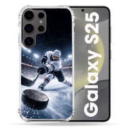 Coque Renforcée Pour Samsung Galaxy S25 Sport Hockey sur Glace
