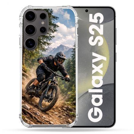 Coque Renforcée Pour Samsung Galaxy S25 Sport VTT Montagne