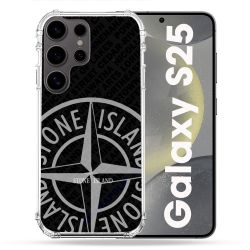Coque Renforcée Pour Samsung Galaxy S25 Stone Island Gris
