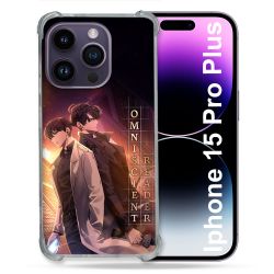 Coque Renforcée Pour Iphone 15 Pro Plus Manga Lecteur Omniscient Affiche