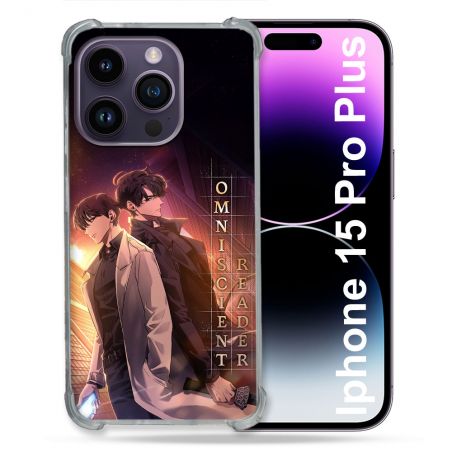 Coque Renforcée Pour Iphone 15 Pro Plus Manga Lecteur Omniscient Affiche