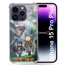 Coque Renforcée Pour Iphone 15 Pro Plus Manga Made In Abyss Affiche