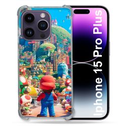 Coque Renforcée Pour Iphone 15 Pro Plus Nintendo World