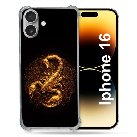 Coque Renforcée Pour Iphone 16 Animal Scorpion Fresque 2026