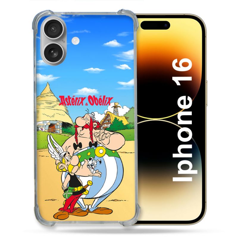 Coque Renforcée Pour Iphone 16 Astérix Obélix Color
