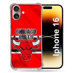Coque Renforcée Pour Iphone 16 Basket Chicago Bulls