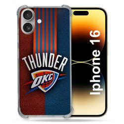Coque Renforcée Pour Iphone 16 Basket Oklahoma City Thunder