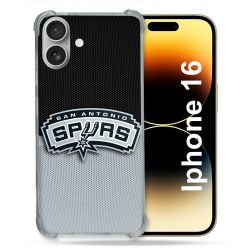 Coque Renforcée Pour Iphone 16 Basket San Antonio Spurs