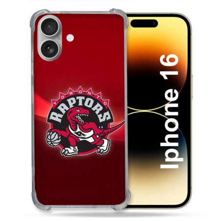 Coque Renforcée Pour Iphone 16 Basket Toronto Raptors