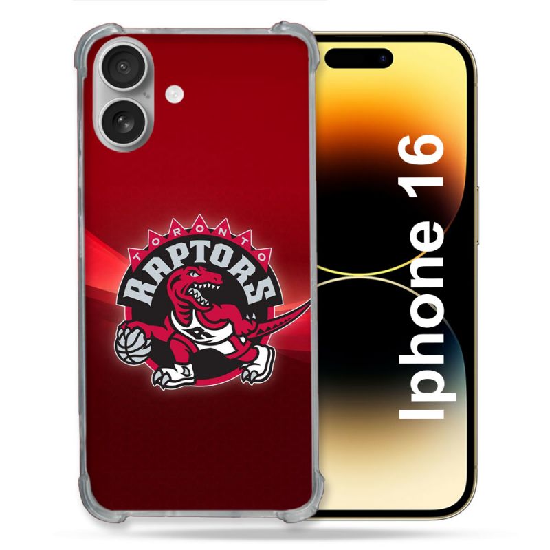 Coque Renforcée Pour Iphone 16 Basket Toronto Raptors