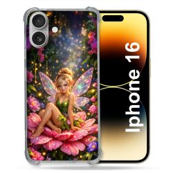 Coque Renforcée Pour Iphone 16 Fantastique Fee Fleur