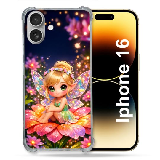 Coque Renforcée Pour Iphone 16 Fantastique Fee Kawaii