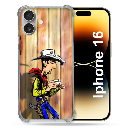 Coque Renforcée Pour Iphone 16 Lucky Luke
