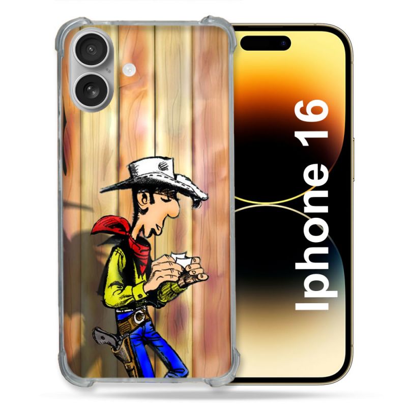 Coque Renforcée Pour Iphone 16 Lucky Luke