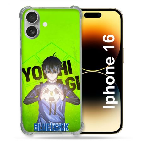 Coque Renforcée Pour Iphone 16 Manga Blue Lock Yoichi Isagi