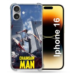 Coque Renforcée Pour Iphone 16 Manga Chainsaw Man Denji