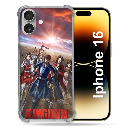 Coque Renforcée Pour Iphone 16 Manga Kingdom Affiche