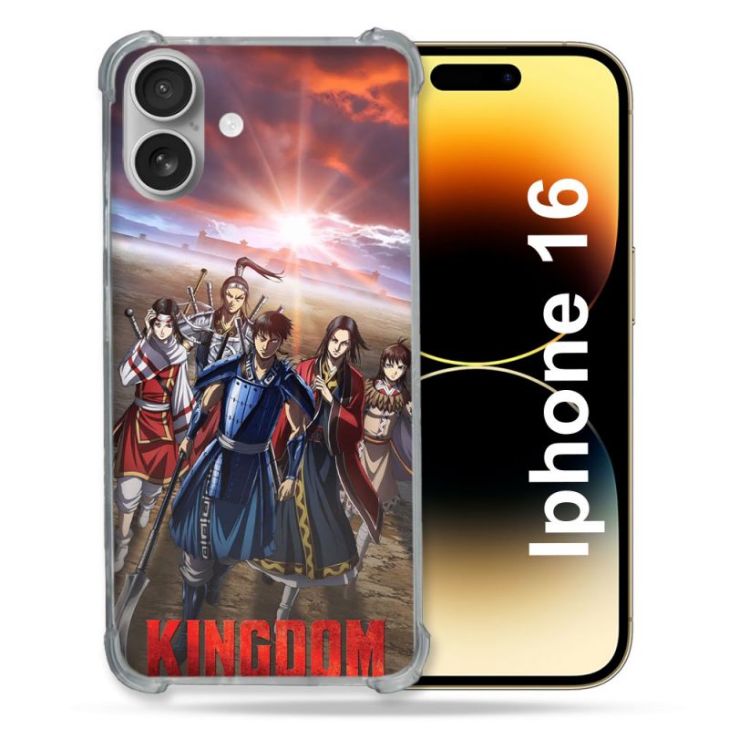 Coque Renforcée Pour Iphone 16 Manga Kingdom Affiche