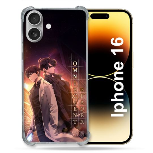 Coque Renforcée Pour Iphone 16 Manga Lecteur Omniscient Affiche