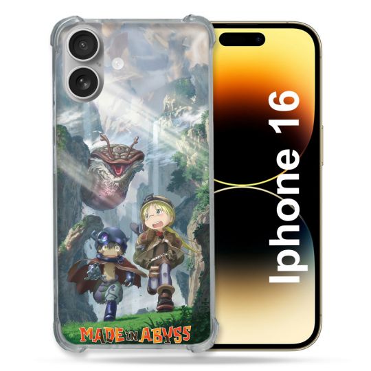 Coque Renforcée Pour Iphone 16 Manga Made In Abyss Affiche