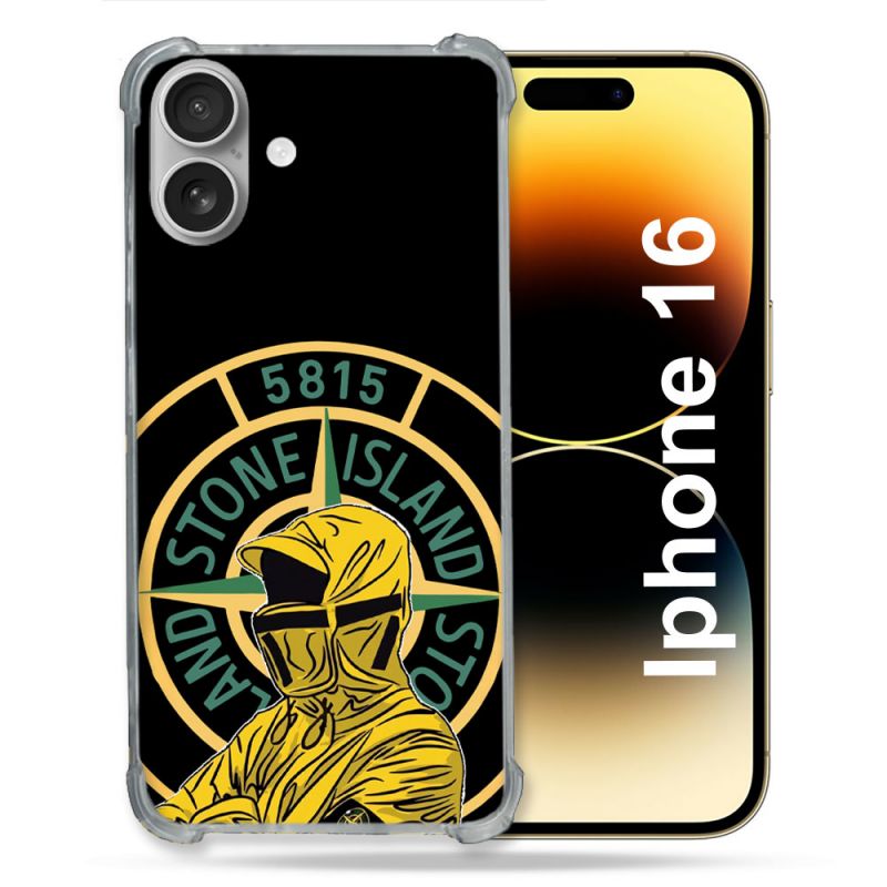 Coque Renforcée Pour Iphone 16 Stone Island Color