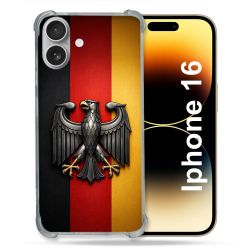 Coque Renforcée Pour Iphone 16 Voyage Drapeau Allemagne