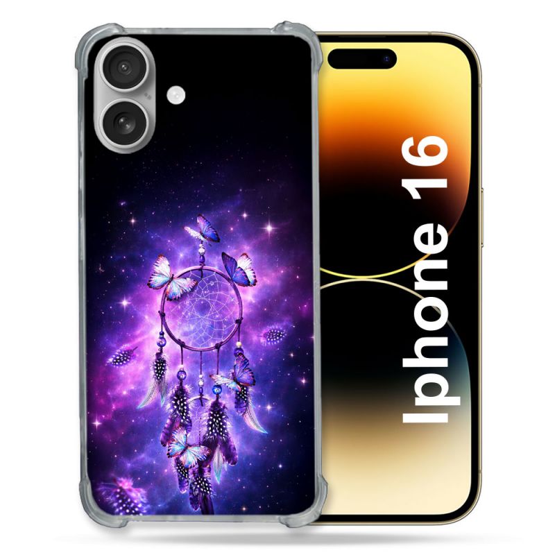 Coque Renforcée Pour Iphone 16 Zen Attrape Reve Papillon 2026