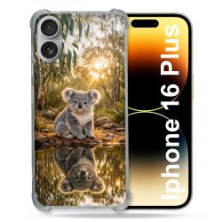 Coque Renforcée Pour Iphone 16 Plus Animal Koala Reflet