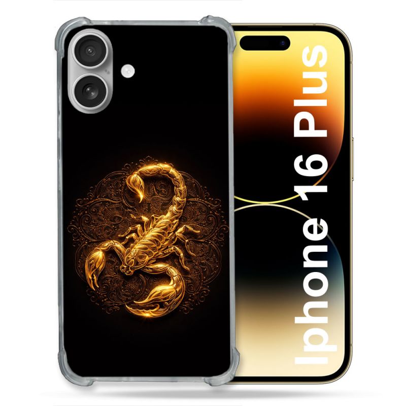 Coque Renforcée Pour Iphone 16 Plus Animal Scorpion Fresque 2026
