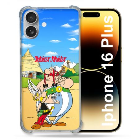 Coque Renforcée Pour Iphone 16 Plus Astérix Obélix Color