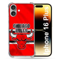 Coque Renforcée Pour Iphone 16 Plus Basket Chicago Bulls