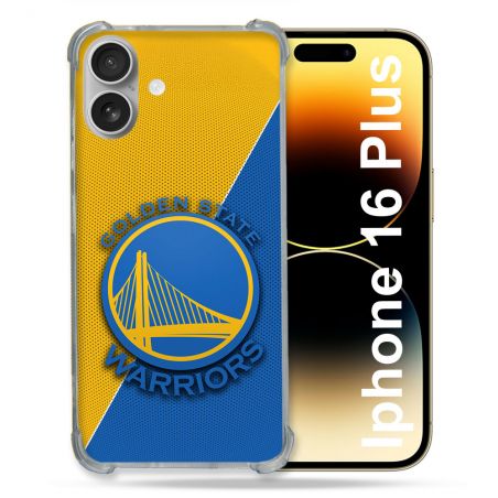 Coque Renforcée Pour Iphone 16 Plus Basket Golden State Warriors