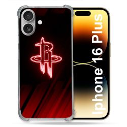 Coque Renforcée Pour Iphone 16 Plus Basket Houston Rockets