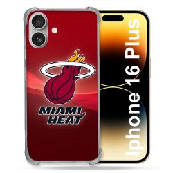 Coque Renforcée Pour Iphone 16 Plus Basket Miami Heat
