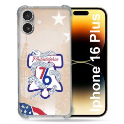 Coque Renforcée Pour Iphone 16 Plus Basket Philadelphia 76ers