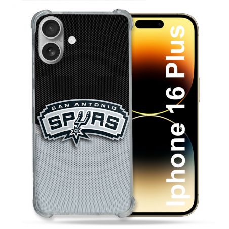 Coque Renforcée Pour Iphone 16 Plus Basket San Antonio Spurs