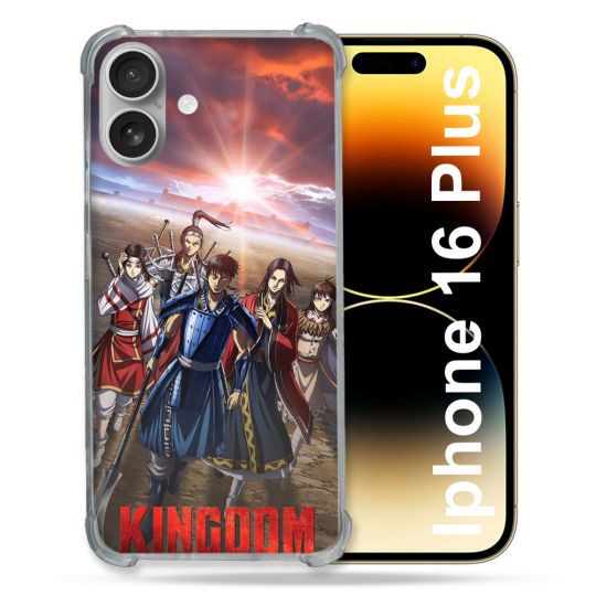 Coque Renforcée Pour Iphone 16 Plus Manga Kingdom Affiche