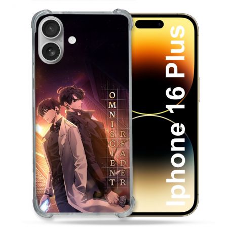 Coque Renforcée Pour Iphone 16 Plus Manga Lecteur Omniscient Affiche