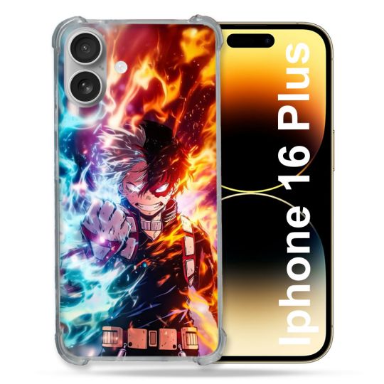Coque Renforcée Pour Iphone 16 Plus Manga My Hero Academia Shoto Portrait