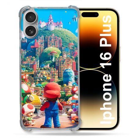Coque Renforcée Pour Iphone 16 Plus Nintendo World