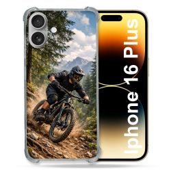 Coque Renforcée Pour Iphone 16 Plus Sport VTT Montagne