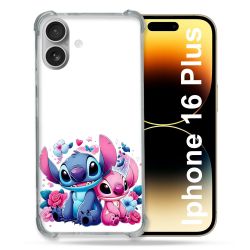 Coque Renforcée Pour Iphone 16 Plus Stitch Love