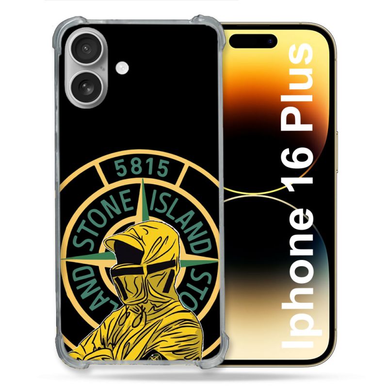 Coque Renforcée Pour Iphone 16 Plus Stone Island Color