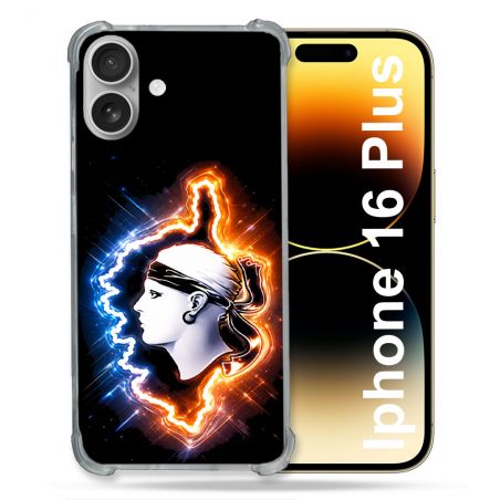 Coque Renforcée Pour Iphone 16 Plus Voyage Corse Brillante