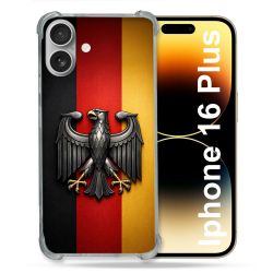 Coque Renforcée Pour Iphone 16 Plus Voyage Drapeau Allemagne