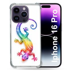 Coque Renforcée Pour Iphone 16 Pro Animal Salamandre Color 2026