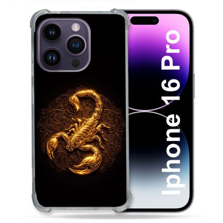 Coque Renforcée Pour Iphone 16 Pro Animal Scorpion Fresque 2026