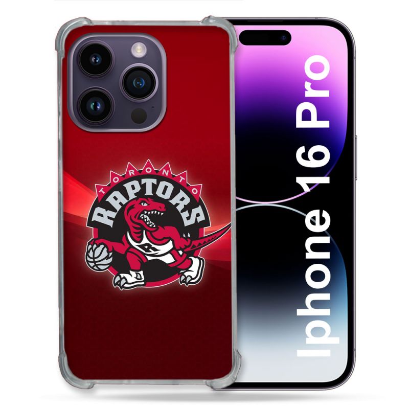 Coque Renforcée Pour Iphone 16 Pro Basket Toronto Raptors